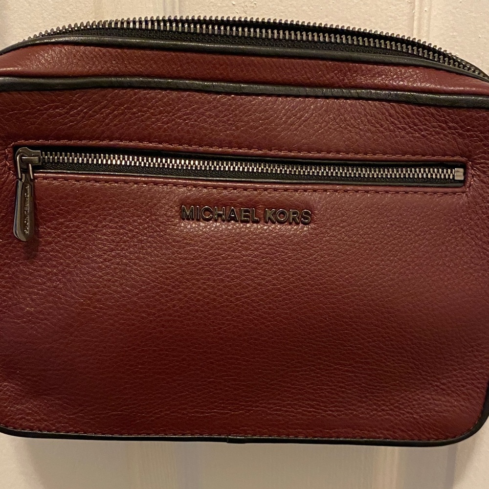 Michael Kors Burgundy Leather Bag